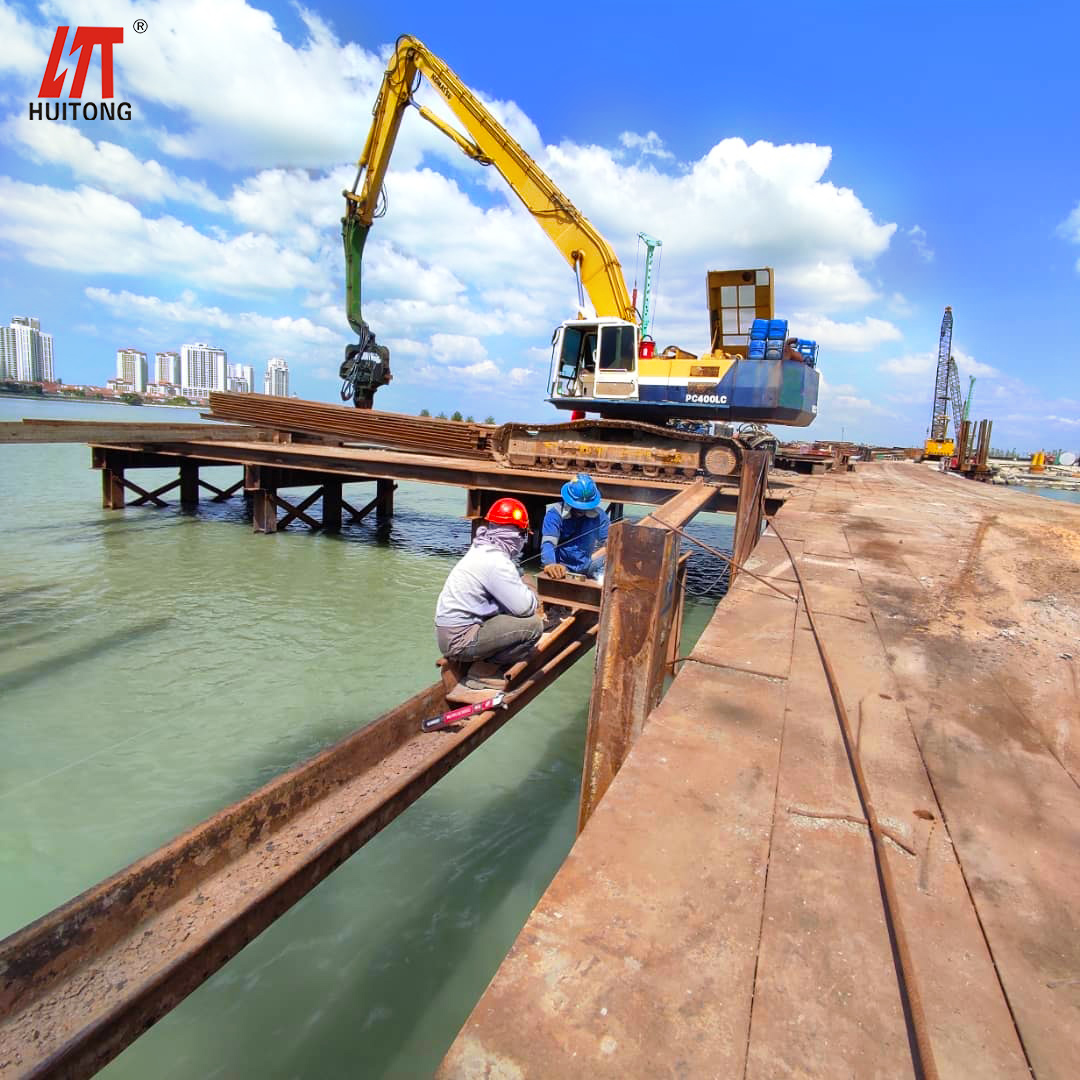 挖掘機(jī)打樁臂、打樁臂、打樁錘、挖掘機(jī)打樁臂廠家