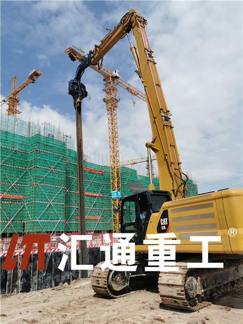 挖掘機(jī)打樁臂、打樁臂、打樁錘、挖掘機(jī)打樁臂廠家